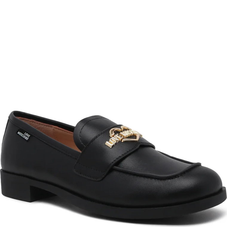 Love Moschino Skórzane loafersy