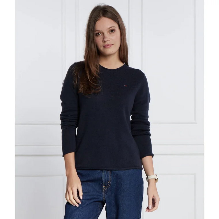 Tommy Hilfiger Wełniany sweter SOFT C-NK | Regular Fit