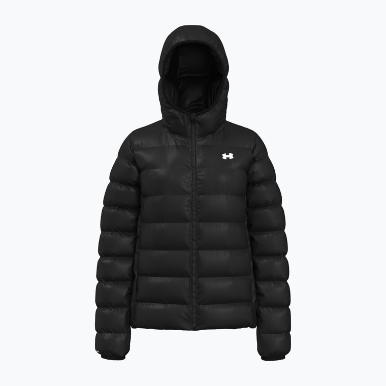 Kurtka damska Under Armour Legend Down Hooded black/white