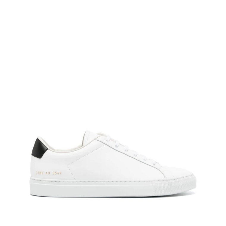 Czarne Sneakersy z 2,5 cm Obcasem Common Projects