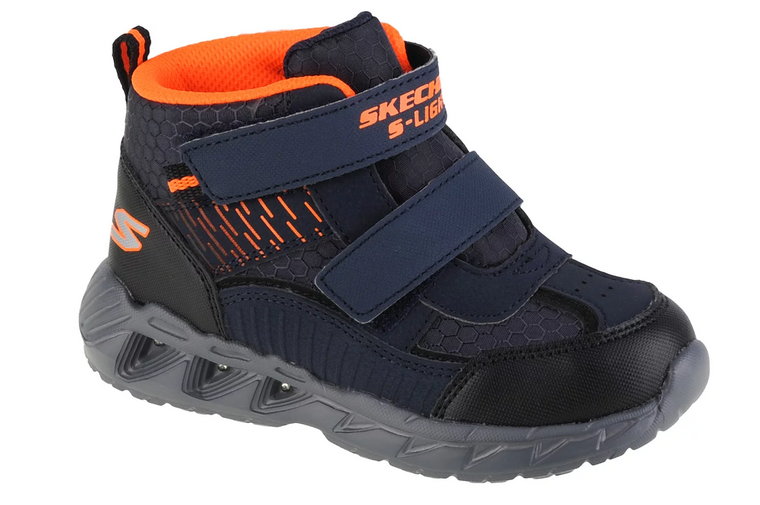 Skechers Magna-Lights-Frosty Fun 401504N-NVBK, Dla chłopca, Granatowe, trzewiki, syntetyk, rozmiar: 23