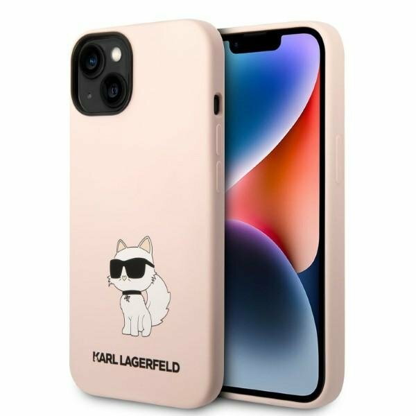 Karl Lagerfeld KLHCP14MSNCHBCP iPhone 14 Plus 6,7" hardcase różowy/pink Silicone Choupette