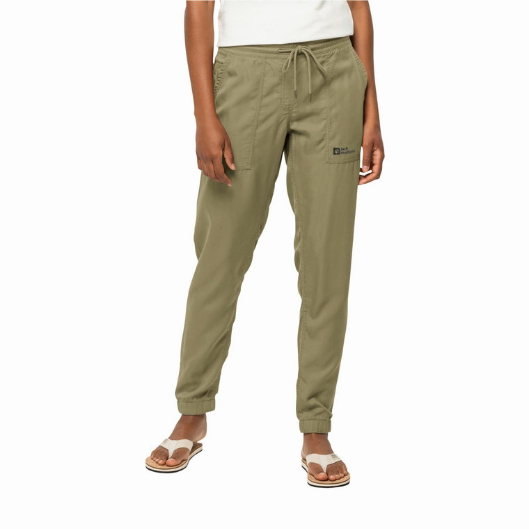 Damskie spodnie Jack Wolfskin MOJAVE PANTS W bay leaf - S