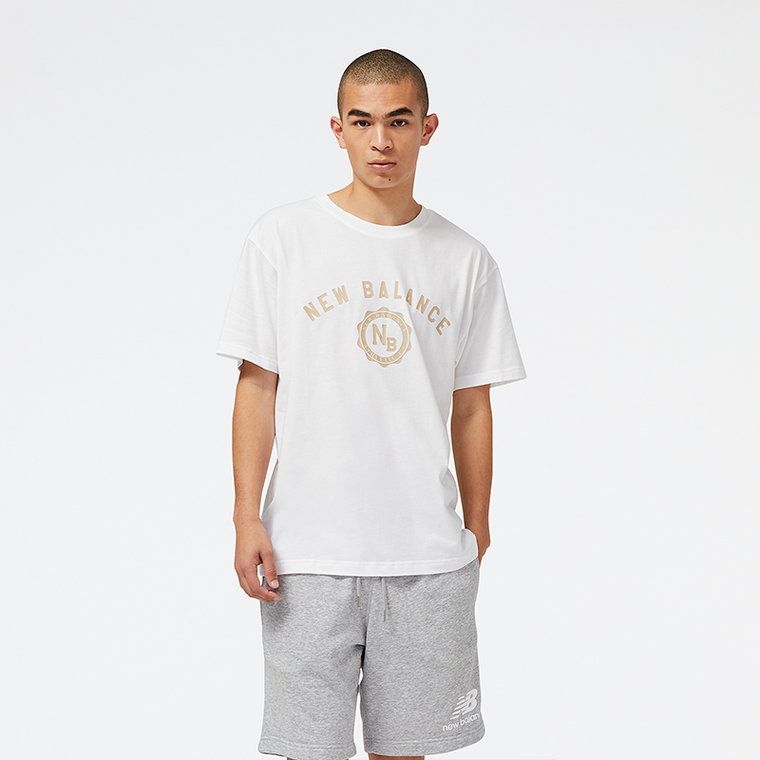 Koszulka męska New Balance MT31904WT  biała