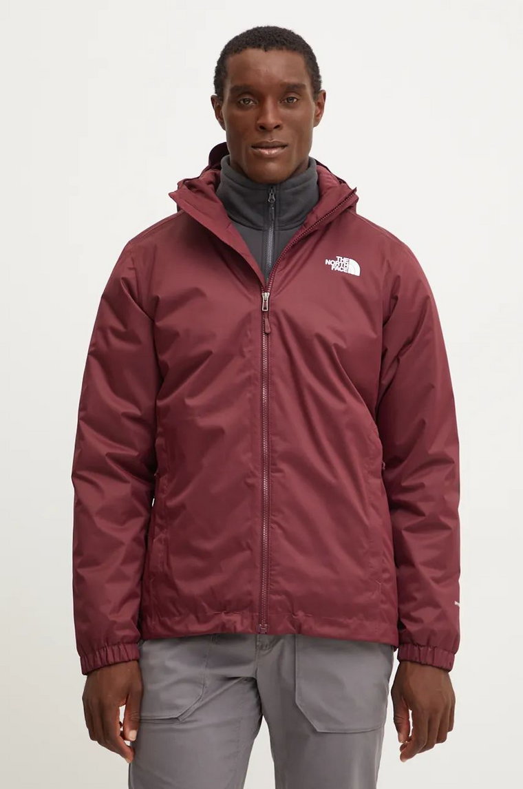 The North Face kurtka outdoorowa Quest Insulated kolor bordowy NF00C30229O1