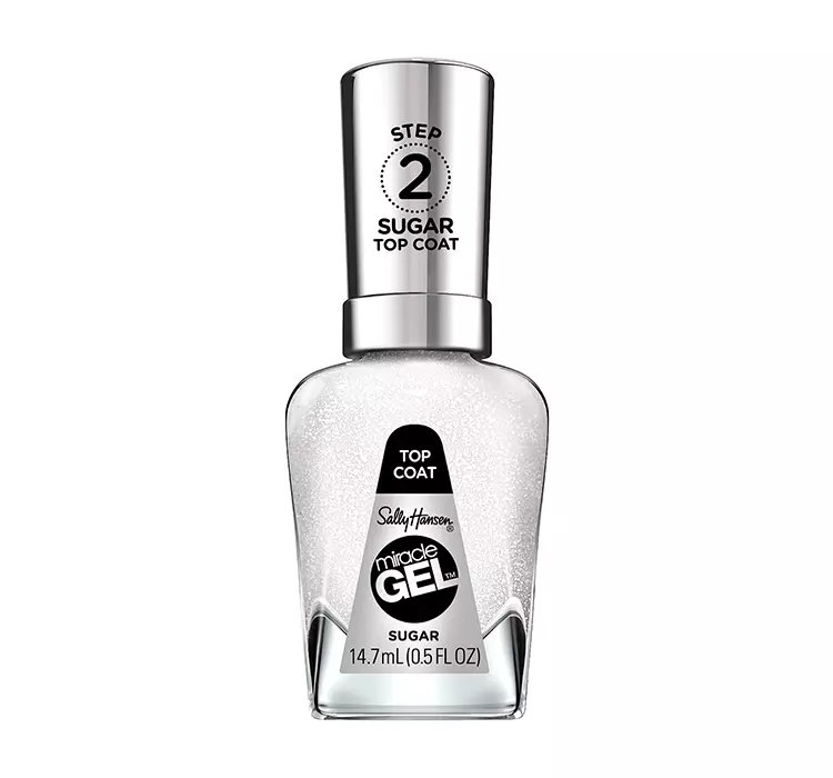 SALLY HANSEN MIRACLE GEL TOP COAT 103 SUGAR ŻELOWY LAKIER DO PAZNOKCI 14,7ML