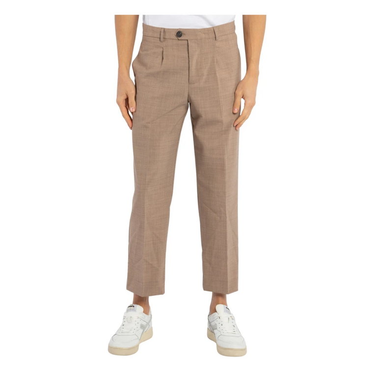 Cropped Trousers Amaránto