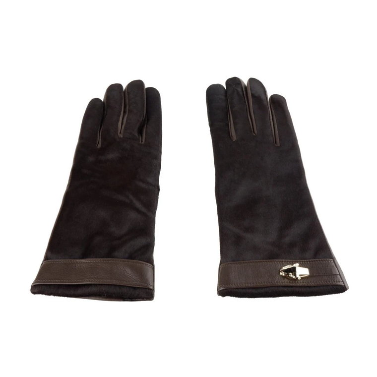 Brown Cowhide Glove Cavalli Class