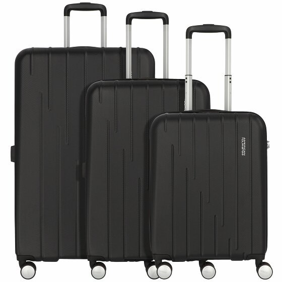 American Tourister Skynex 4-Wheel Luggage Set 3szt. black