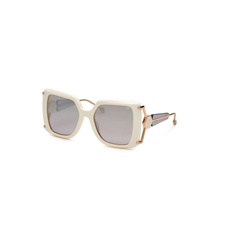 Stylowe Cream Okulary przeciwsłoneczne Philipp Plein