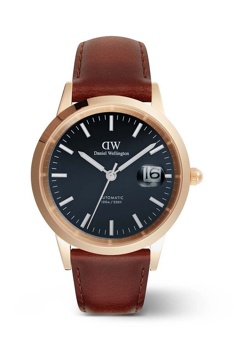 Daniel Wellington zegarek męski kolor brązowy DW00100758