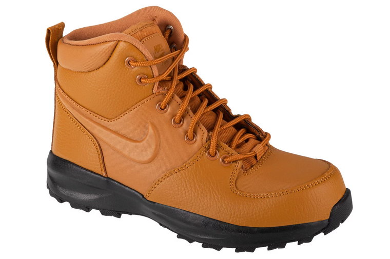 Nike Manoa Lth GS BQ5372-700, Dla chłopca, Czarne, buty trekkingowe, skóra syntetyczna, rozmiar: 36