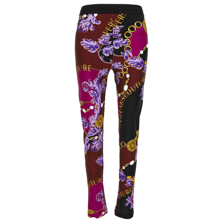 Stylowe Legginsy w Wielu Kolorach dla Kobiet Versace Jeans Couture