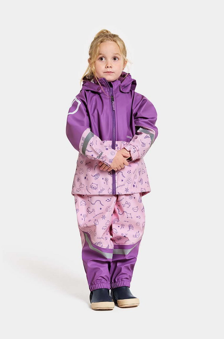 Didriksons kombinezon dziecięcy WATERMAN PR KIDS 8 kolor fioletowy