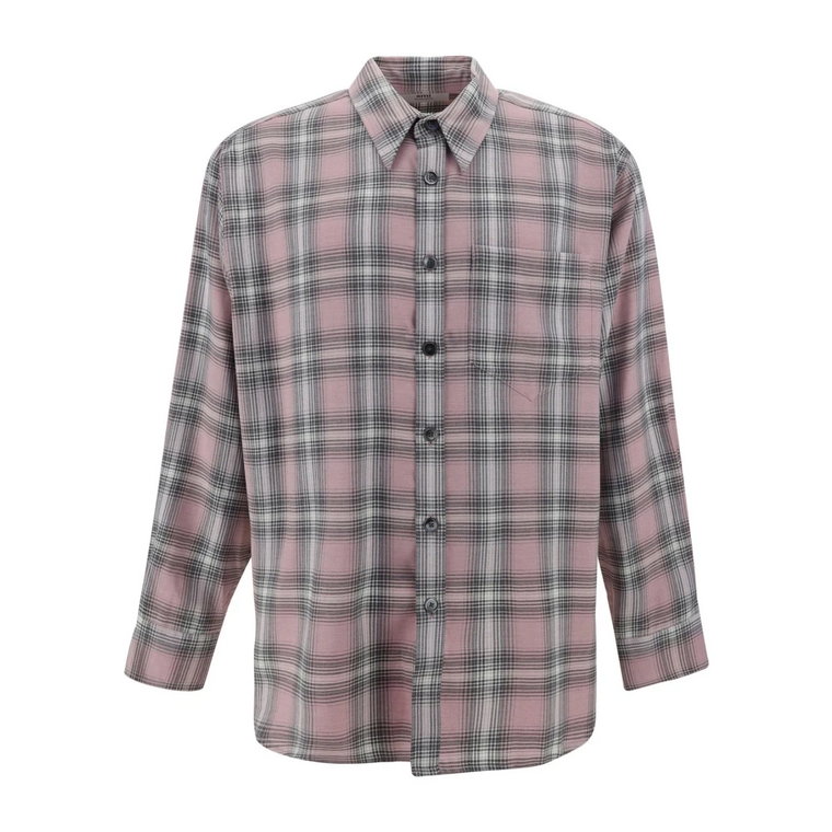 Casual Overshirt z Kratą Ami Paris