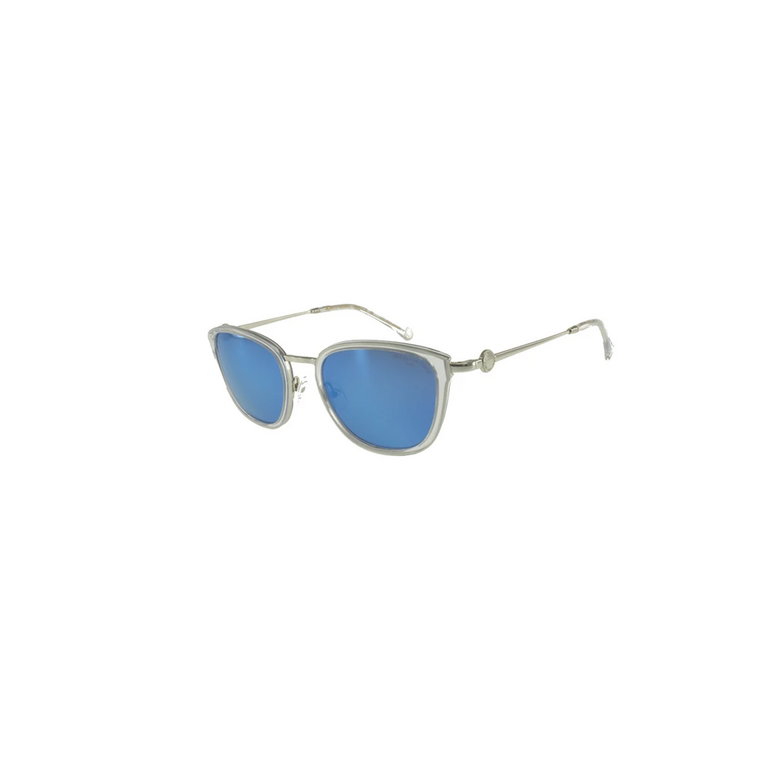 Srebrne okulary przeciwsłoneczne Maelys Ines De La Fressange Paris