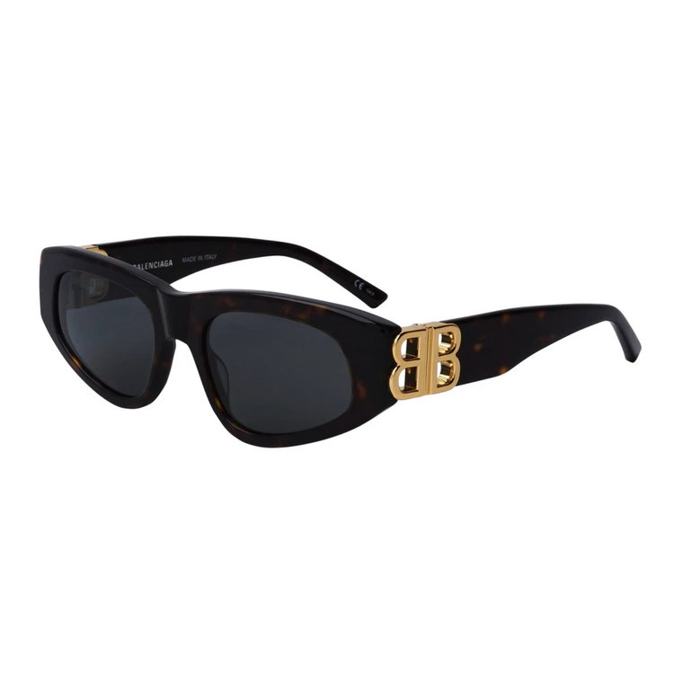 Brązowe Okulary Przeciwsłoneczne Ss23 dla Kobiet - Elegancki Styl Balenciaga