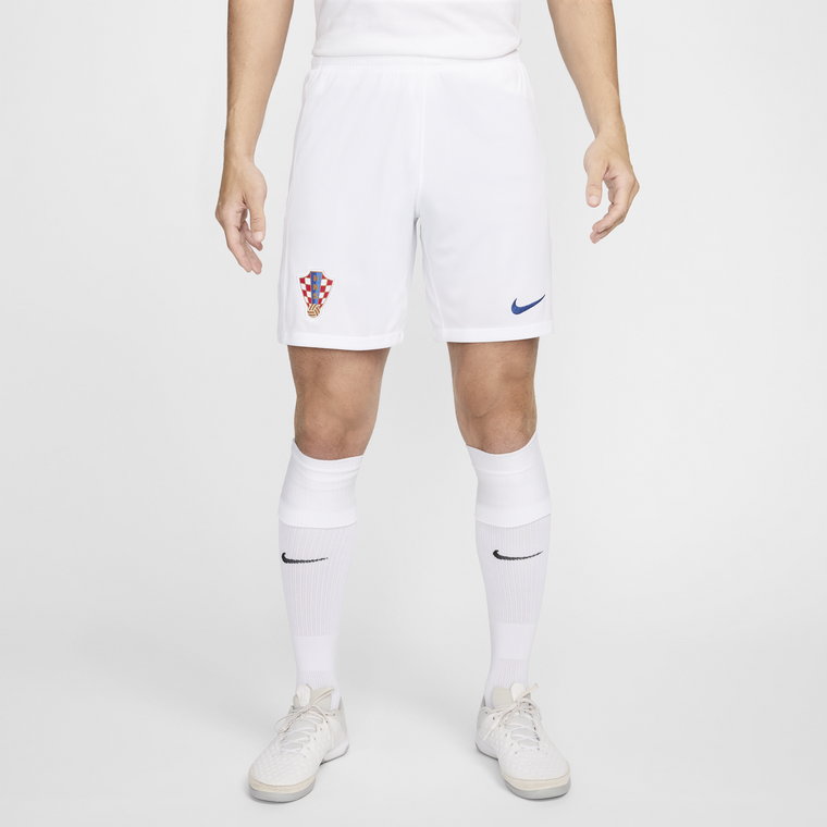 Męskie spodenki piłkarskie Nike Dri-FIT Chorwacja Stadium 2024/25 (wersja domowa/wyjazdowa) (replika) - Niebieski