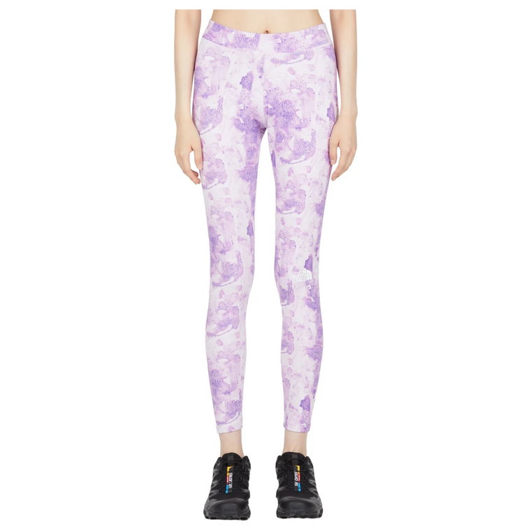 Bawełniane Legginsy w Stylu Tie-Dye z Wysokim Stanem The North Face