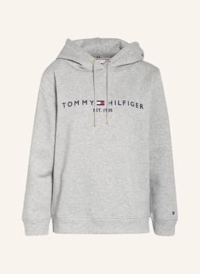 Tommy Hilfiger Bluza Z Kapturem Essential grau