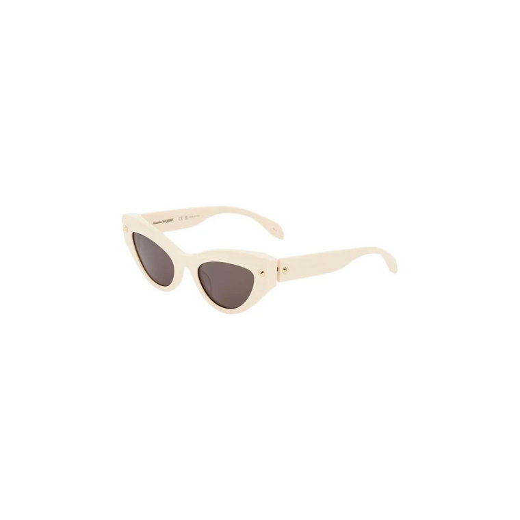 Okulary przeciwsłoneczne Cat-Eye z ozdobnymi ćwiekami Alexander McQueen