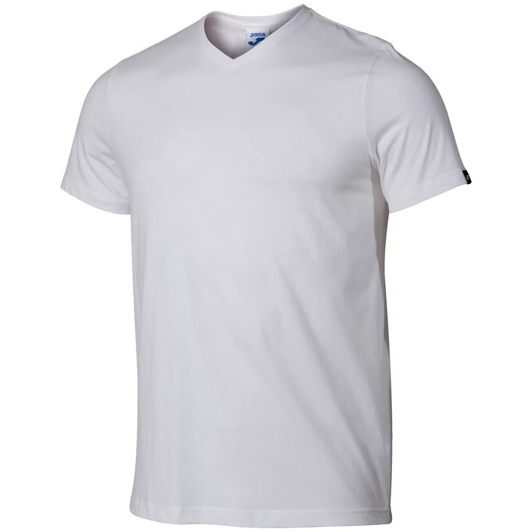 Joma Versalles Short Sleeve Tee 101740-200, Męskie, Białe, t-shirty, bawełna, rozmiar: M