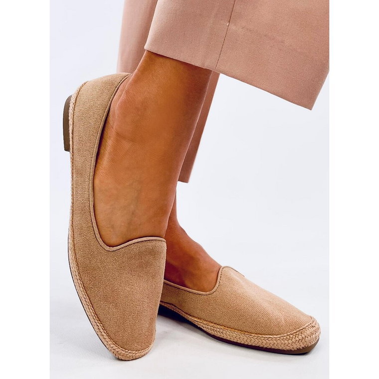 Baleriny espadryle damskie Ballot Camel beżowy