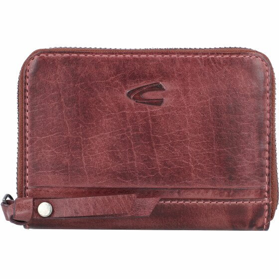 camel active Skórzany portfel Sullana 12 cm red