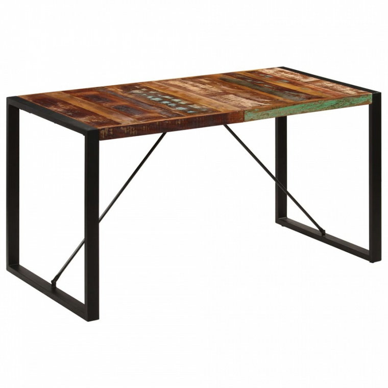 Stół jadalniany, 140 x 70 x 75 cm, lite drewno z odzysku kod: V-247421