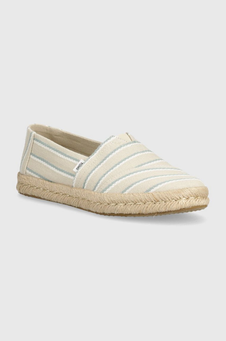 Toms espadryle Alpargata Rope 2.0 kolor beżowy 10020703