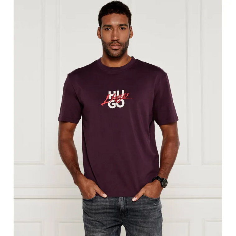 HUGO T-shirt Dlongny | Relaxed fit