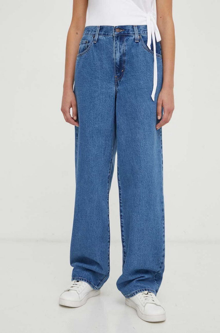 Levi's jeansy BAGGY DAD damskie high waist