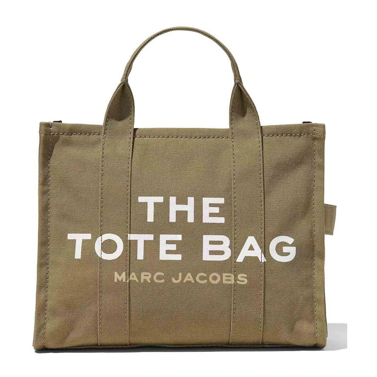 Slate Green Bawełniana Torba Tote Marc Jacobs