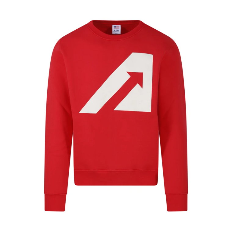 Czerwony Sweatshirt Icon dla Mężczyzn Autry