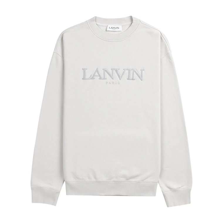 Klasyczny Jasnoszary Sweter Lanvin