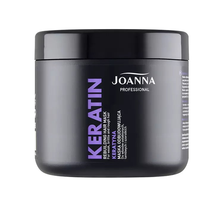 JOANNA PROFESSIONAL KERATIN MASKA ODBUDOWUJĄCA 500G