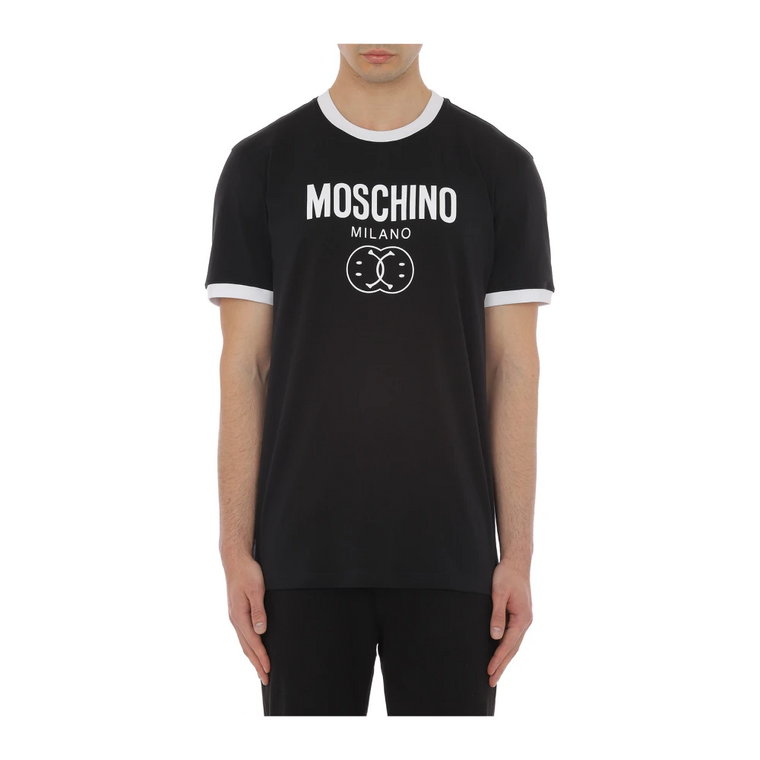 Czarne T-shirty i Pola Moschino