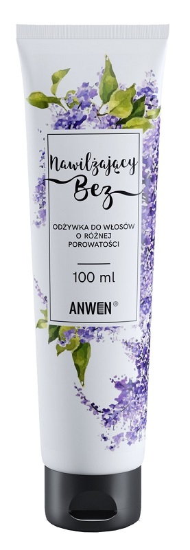 Anwen Mała Odżywka Nawilżający Bez do włosów o różnej porowatości 100ml