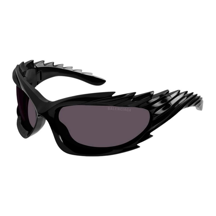 Spike Okulary przeciwsłoneczne w kształcie prostokąta, czarne Balenciaga
