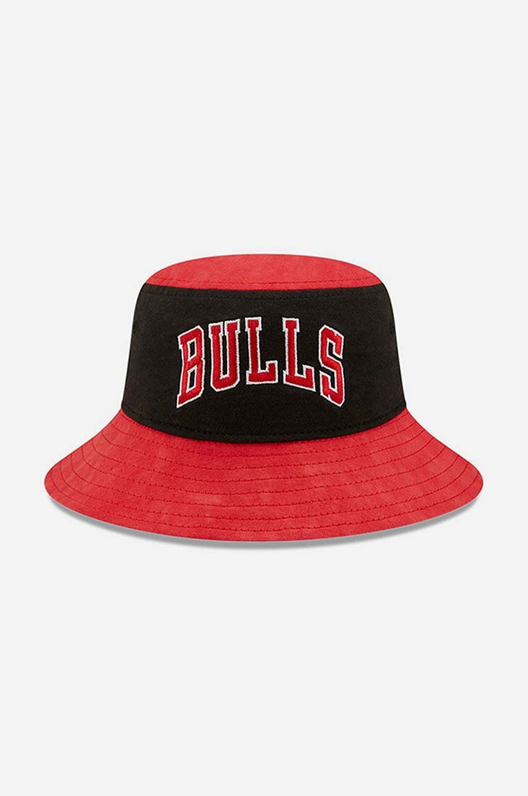 New Era kapelusz bawełniany Washed Tapered Bulls kolor czerwony bawełniany 60240491-CZERWONY