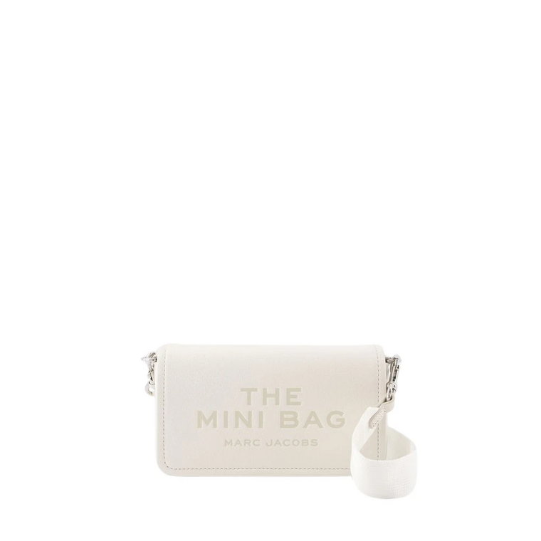 Beżowa Skórzana Mini Crossbody Marc Jacobs