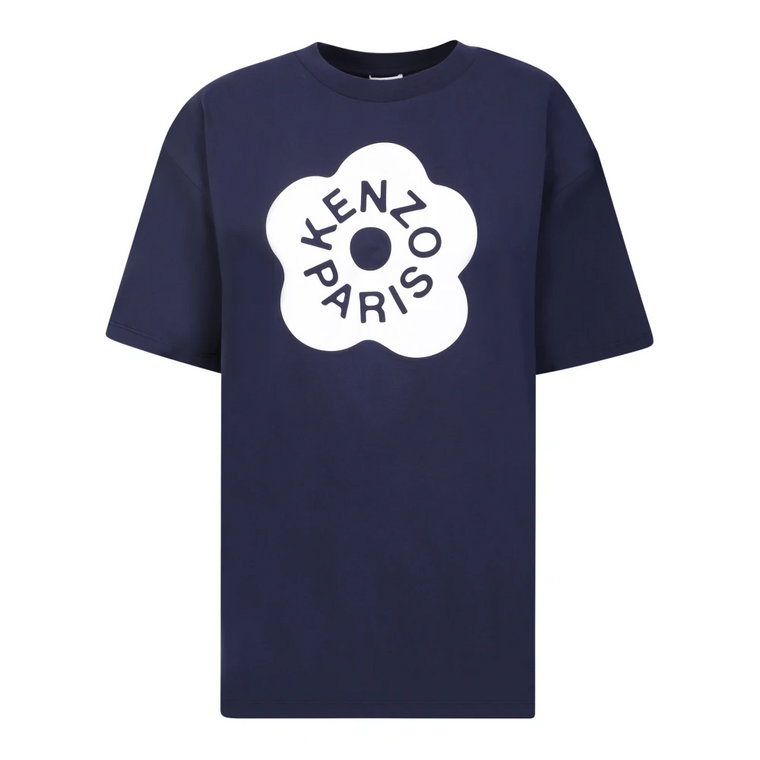 Niebieska koszulka z motywem Boke dla kobiet Kenzo