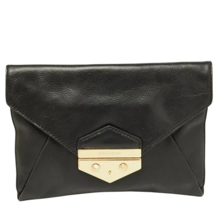 Pre-owned Leather clutches Givenchy Pre-owned