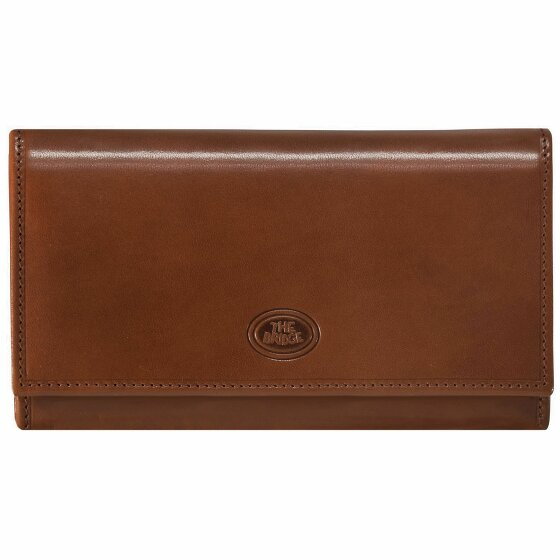 The Bridge Story Donna Ladies Wallet Leather 17 cm marrone