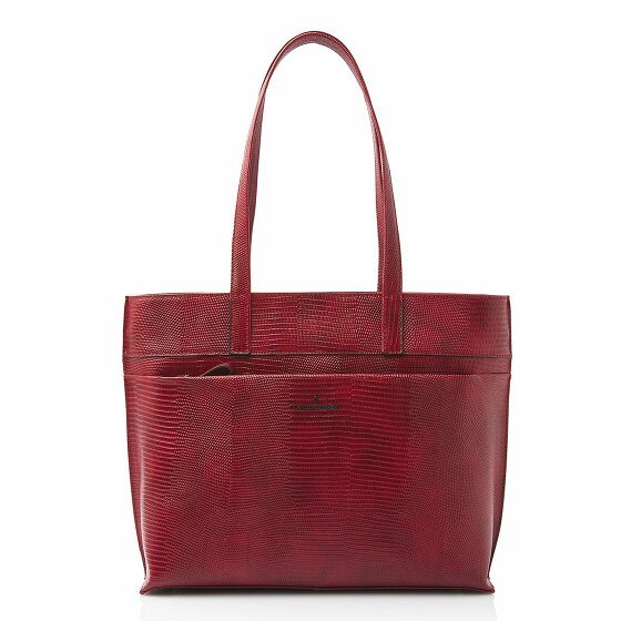 Castelijn & Beerens Eline Shopper Bag Ochrona RFID Skórzany 44 cm Komora na laptopa rot