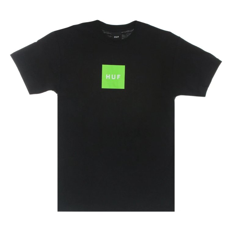 Essentials Box Logo Tee Czarna HUF