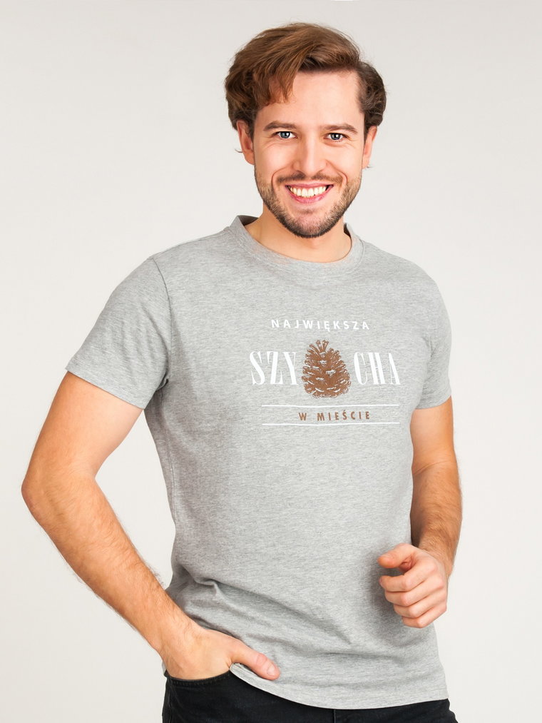 Koszulka męska t-shirt bawełniany szycha XL
