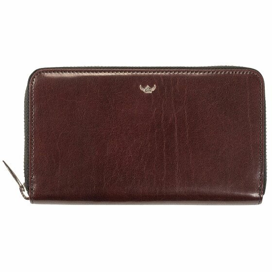 Golden Head Colorado RFID Zip Ladies Wallet bordeaux