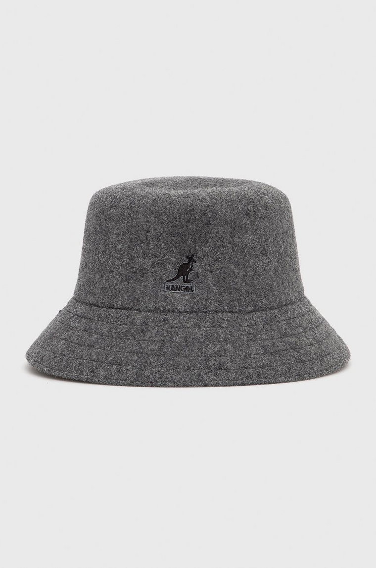 Kangol Kapelusz wełniany kolor szary K3191ST.FL034-FL034