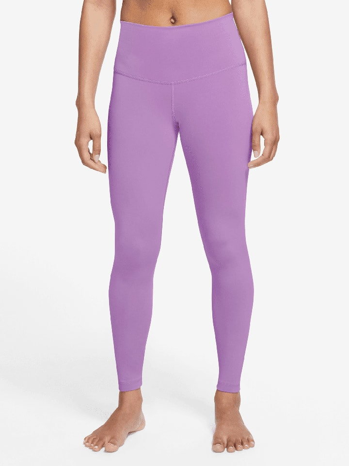 Nike Legginsy w kolorze fioletowym do jogi